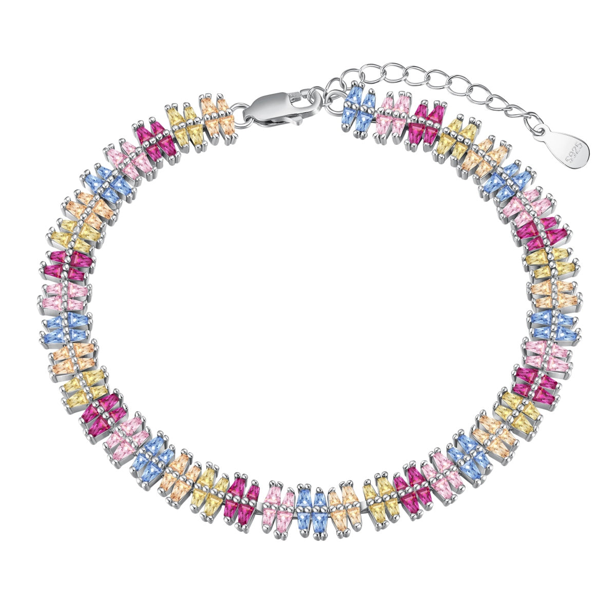[Am jewelry]Sparkling Exquisite Multi Cut Party Bracelet