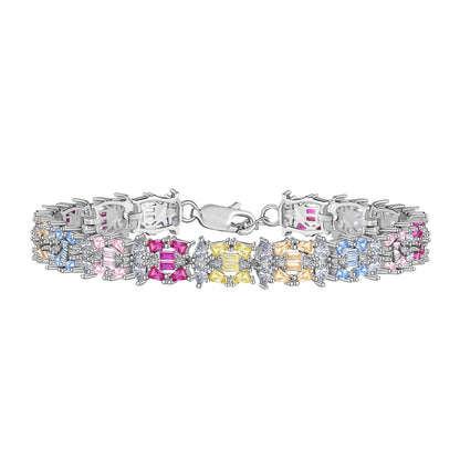 [Am jewelry]Delicate Colorful Multi Cut Party Bracelet