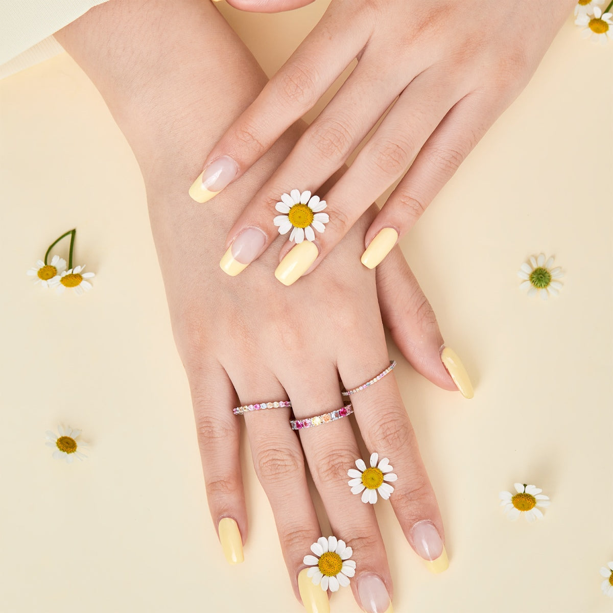 [Am jewelry]Elegant Vivid Round Cut Daily Ring