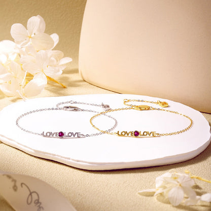 [Am jewelry]Romantic Heart Shape Lover Bracelet