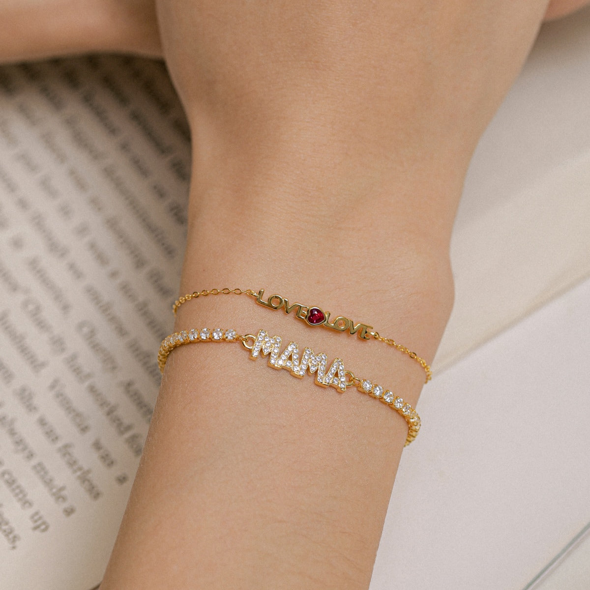[Am jewelry]Romantic Heart Shape Lover Bracelet