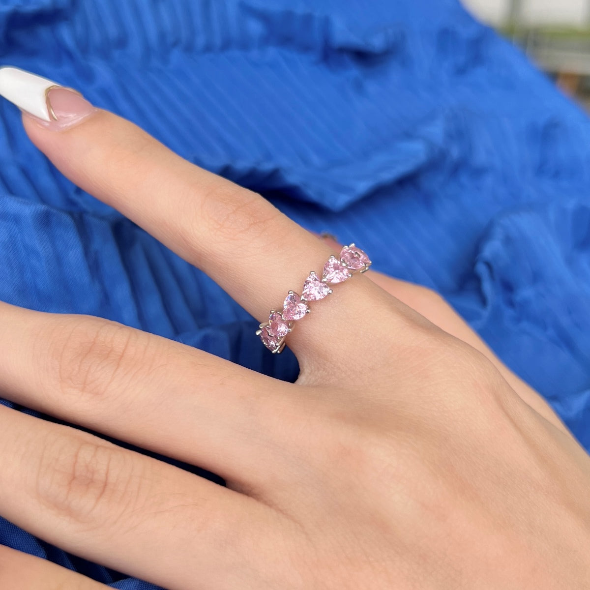 [Am jewelry]0.25 Carat Radiant Romance Heart Cut Lover Ring
