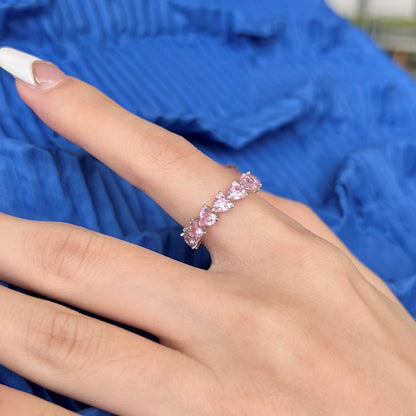 [Am jewelry]0.25 Carat Radiant Romance Heart Cut Lover Ring