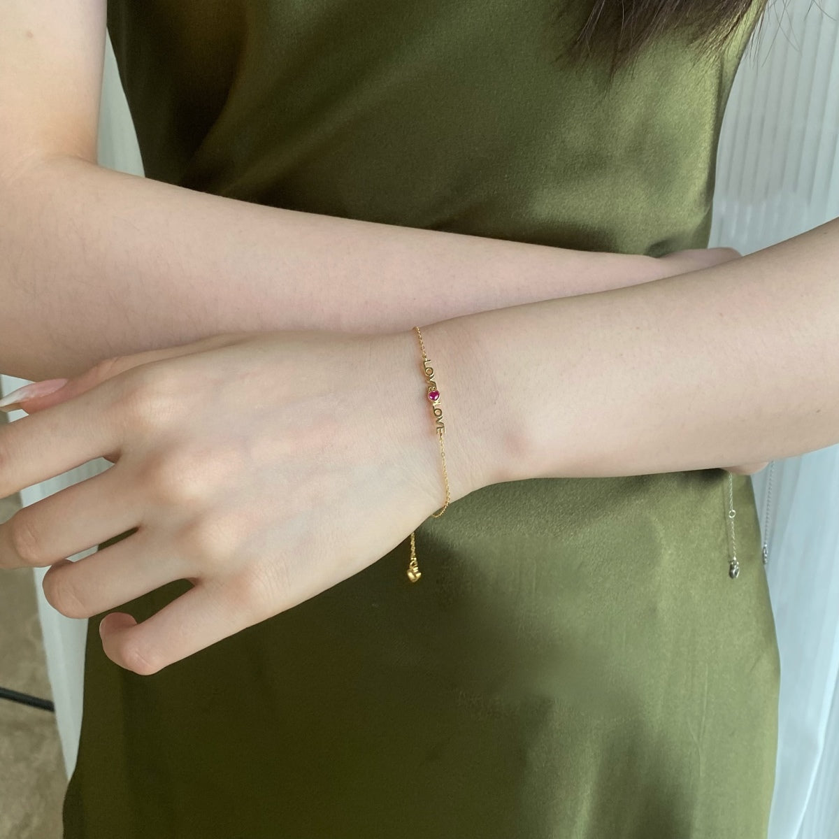 [Am jewelry]Romantic Heart Shape Lover Bracelet