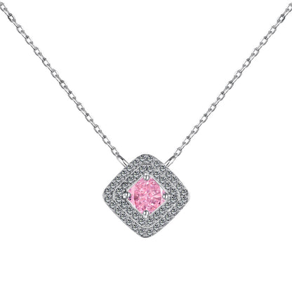 [Am jewelry]Sparkling Asscher Cut Necklace