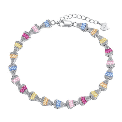 [Am jewelry]Radiant Water Drop Shape Daily Bracelet