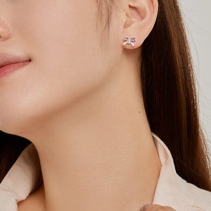 [Am jewelry]Ornate Butterfly Shape Daily Earrings