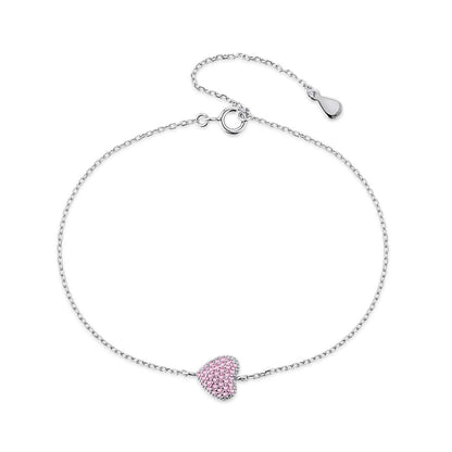 [Am jewelry]Heart-Shaped Gentle and Versatile Bracelet