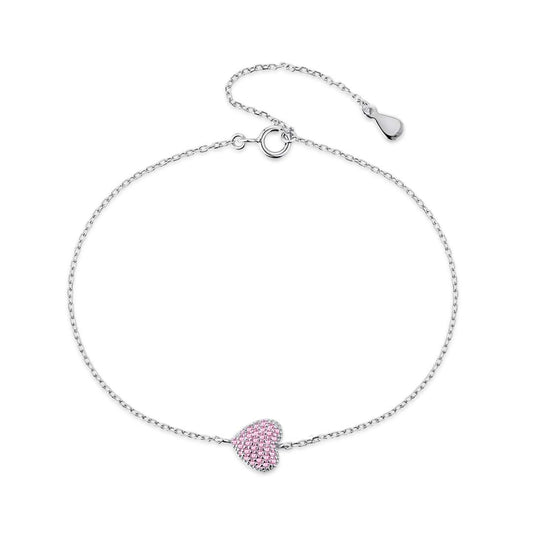 [Am jewelry]Heart-Shaped Gentle and Versatile Bracelet