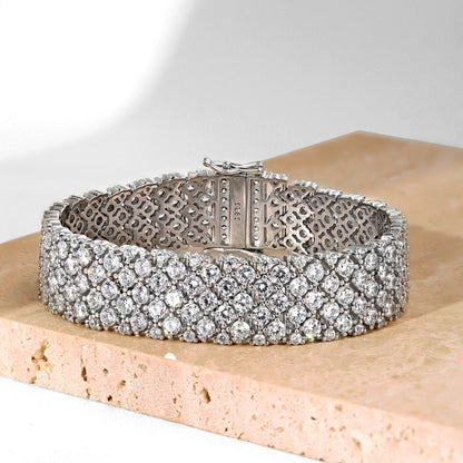 [Am jewelry]Ornate Elegant Round Cut Party Bracelet