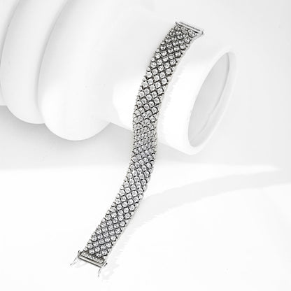 [Am jewelry]Ornate Elegant Round Cut Party Bracelet