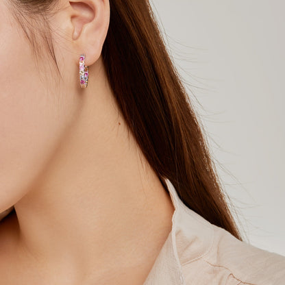 [Am jewelry]Unique Round Cut Daily Earrings