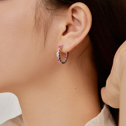 [Am jewelry]Unique Round Cut Daily Earrings