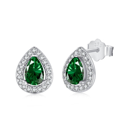 [Am jewelry]Luxurious Water Drop Shape Earrings