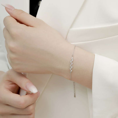 [Am jewelry]Elegant Wheat Leaves Shape Bracelet