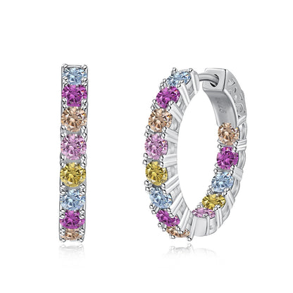 [Am jewelry]Unique Round Cut Daily Earrings