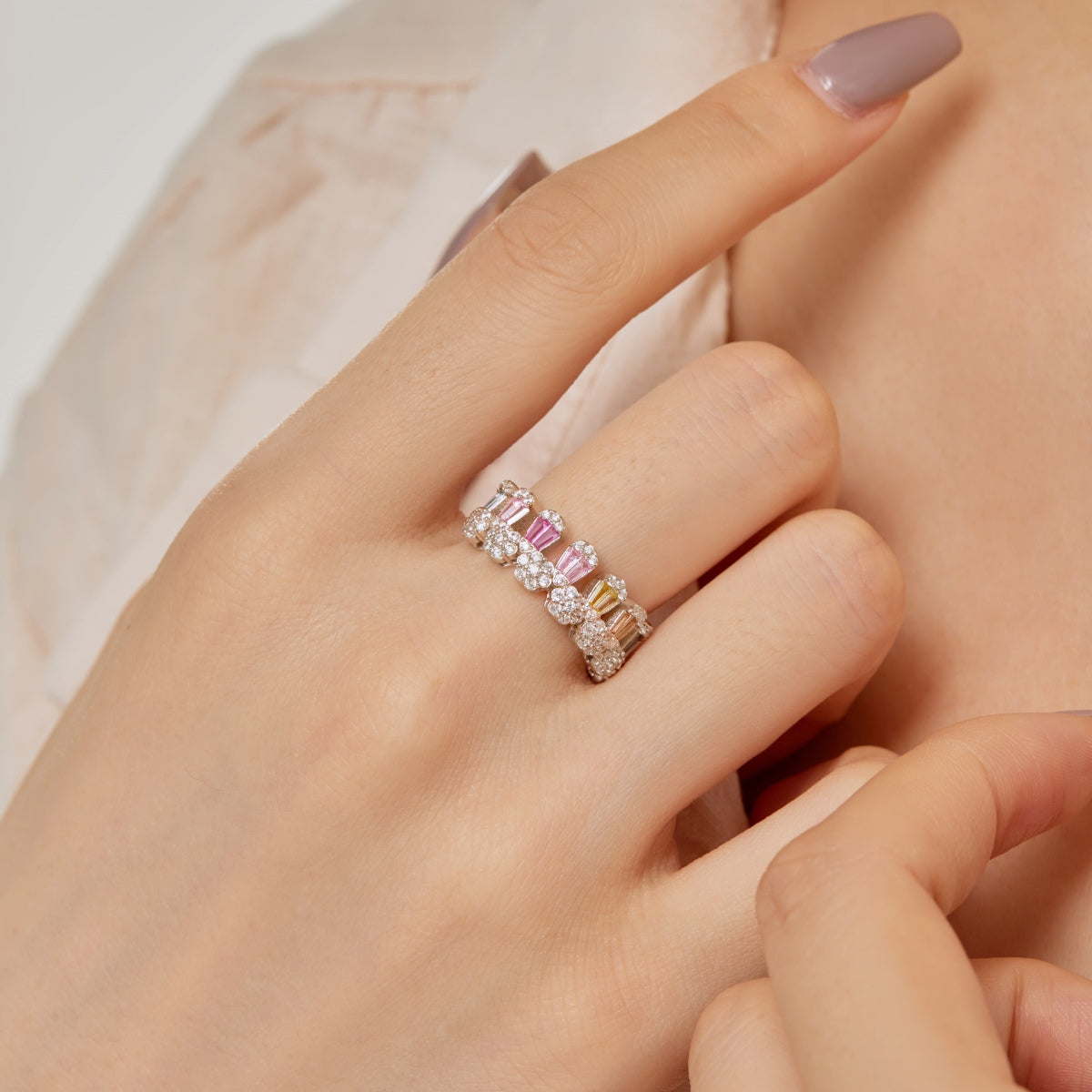 [Am jewelry]Gorgeous Radiant Cut Daily Ring