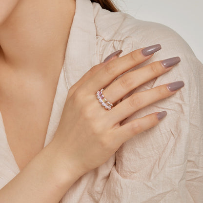 [Am jewelry]Gorgeous Radiant Cut Daily Ring