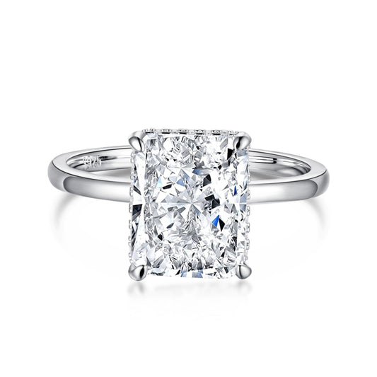 [Am jewelry]4.0 Carat Ornate Enchanting Radiand Cut Banquet Ring