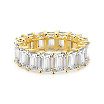 [Am jewelry]0.75 Carat Elegant Emerald Cut Tennis Ring