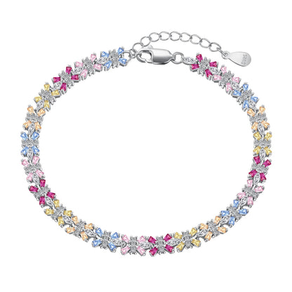 [Am jewelry]Radiant Colorful Emerald Cut Party Bracelet