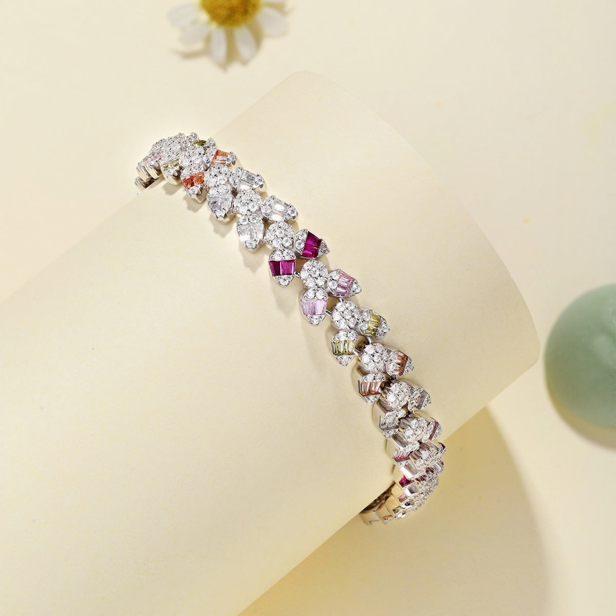 [Am jewelry]Dainty Exquisite Flower Shape Daily Bracelet