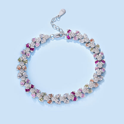 [Am jewelry]Dainty Exquisite Flower Shape Daily Bracelet