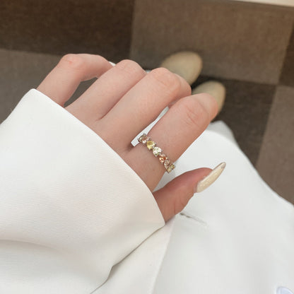 [Am jewelry]0.25 Carat Radiant Romance Heart Cut Lover Ring