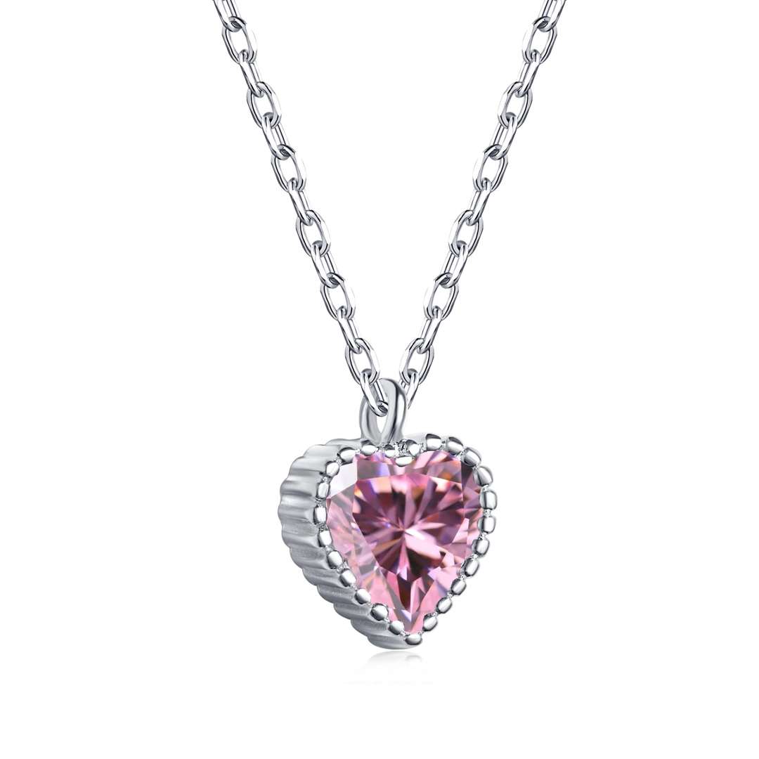 [Am jewelry]Ornate Heart Shape Necklace