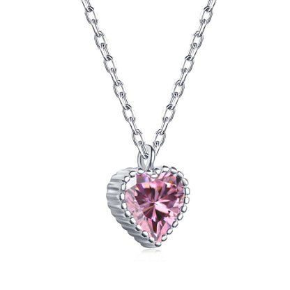 [Am jewelry]Ornate Heart Shape Necklace