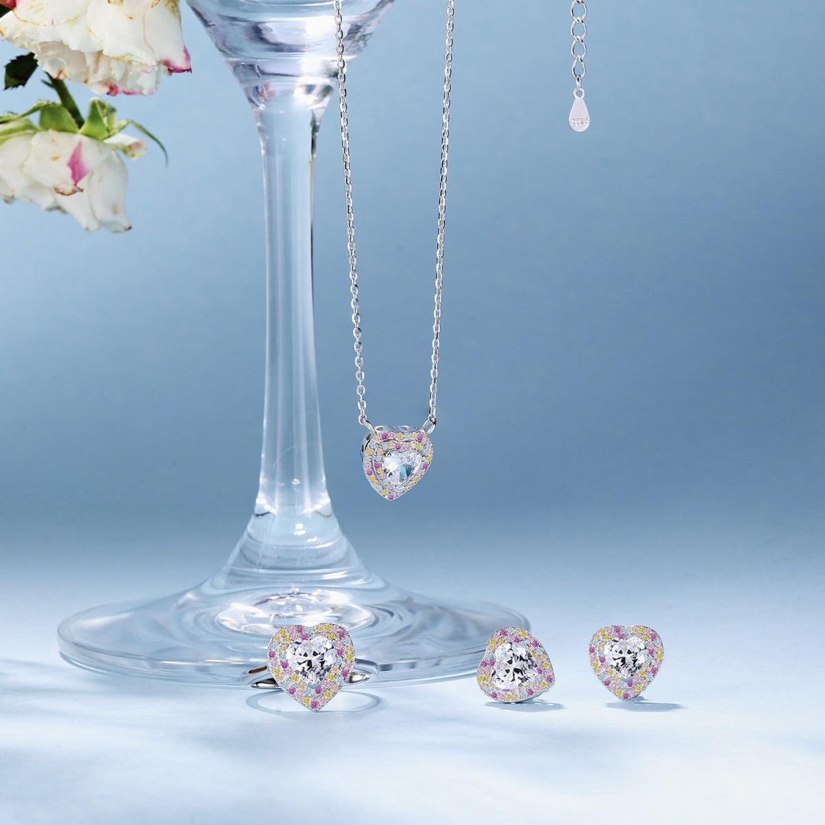 [Am jewelry]Exquisite Heart Shape Necklace
