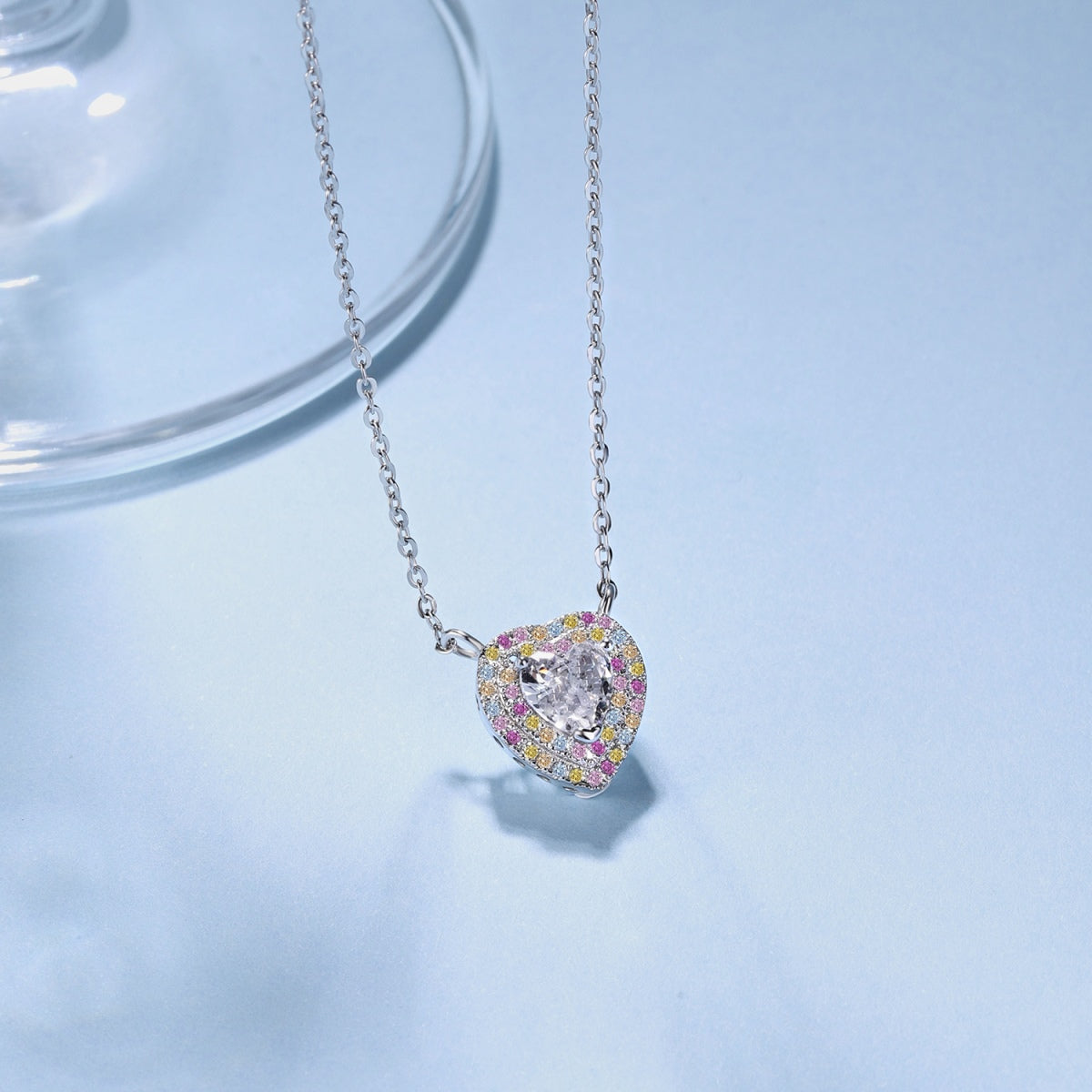 [Am jewelry]Exquisite Heart Shape Necklace