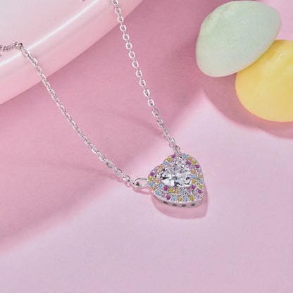 [Am jewelry]Exquisite Heart Shape Necklace