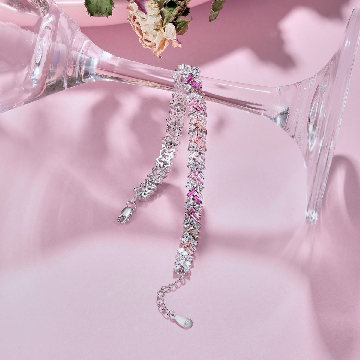 [Am jewelry]Dazzling Unique Multi Shape Daily Bracelet