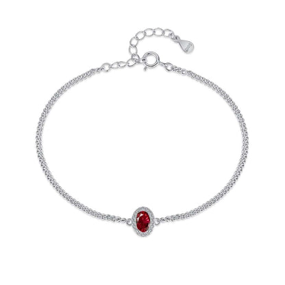 [Am jewelry]Exquisite Oval Shape Bracelet