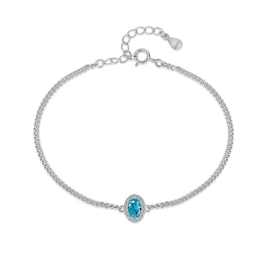 [Am jewelry]Exquisite Oval Shape Bracelet