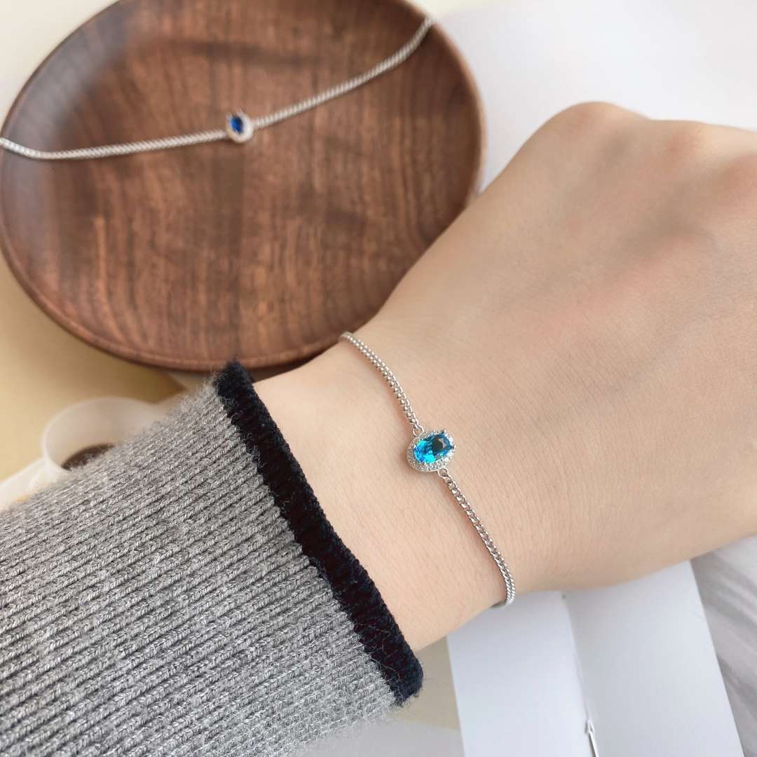 [Am jewelry]Exquisite Oval Shape Bracelet