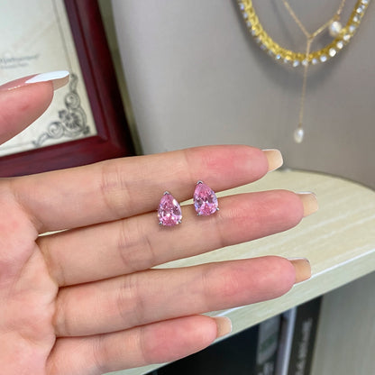 [Am jewelry]Ornate Water Drop Shape Earrings