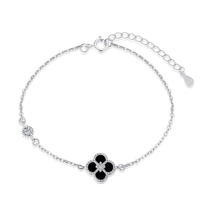 [Am jewelry]Delicate Four Leaf Clover Bracelet