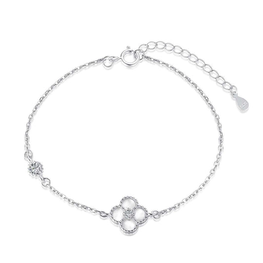 [Am jewelry]Delicate Four Leaf Clover Bracelet