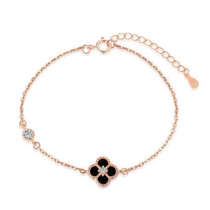 [Am jewelry]Delicate Four Leaf Clover Bracelet