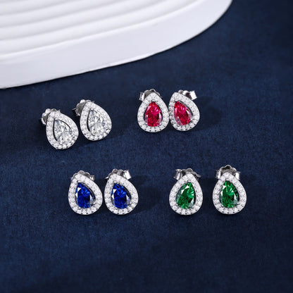 [Am jewelry]Luxurious Water Drop Shape Earrings