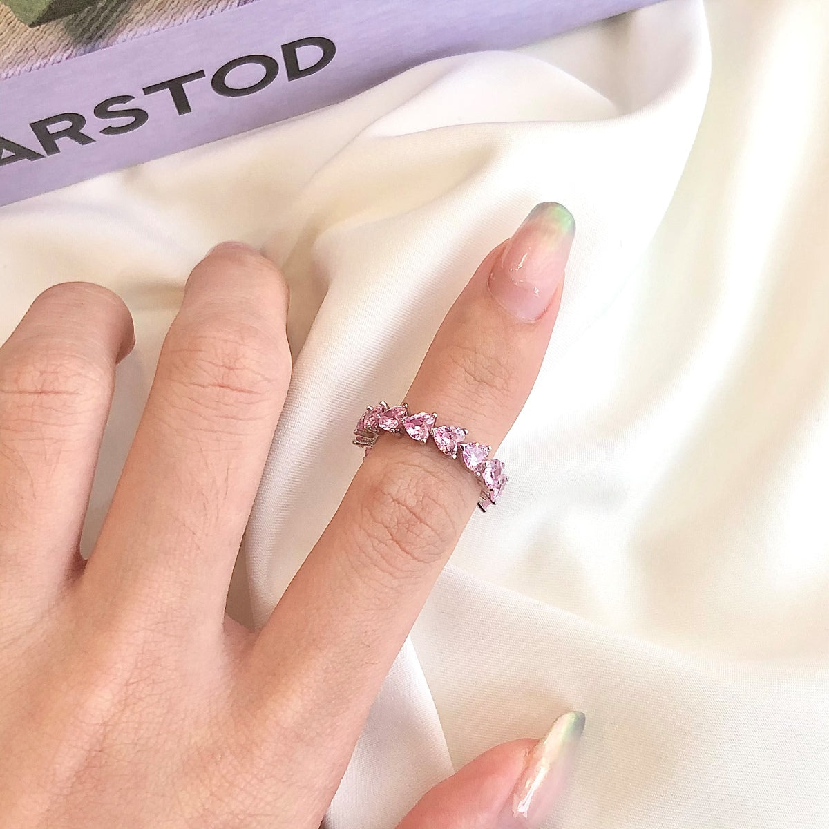 [Am jewelry]0.25 Carat Radiant Romance Heart Cut Lover Ring