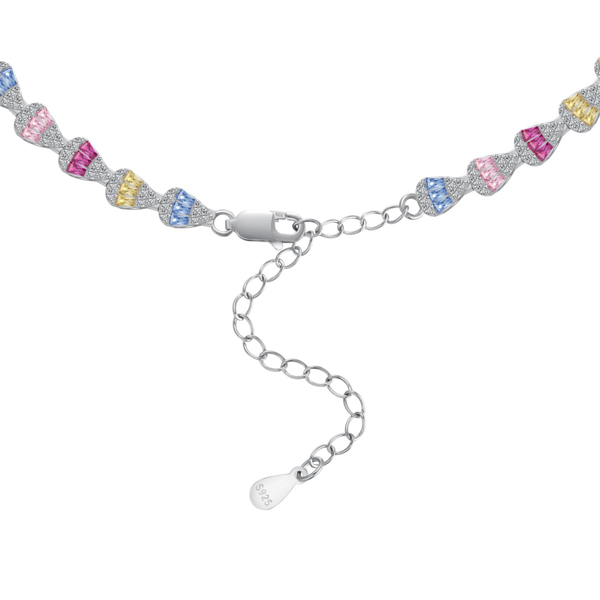 [Am jewelry]Radiant Colorful Rainbow Necklace