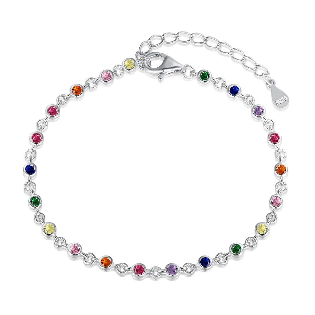[Am jewelry]Colorful Bead Array Bracelet