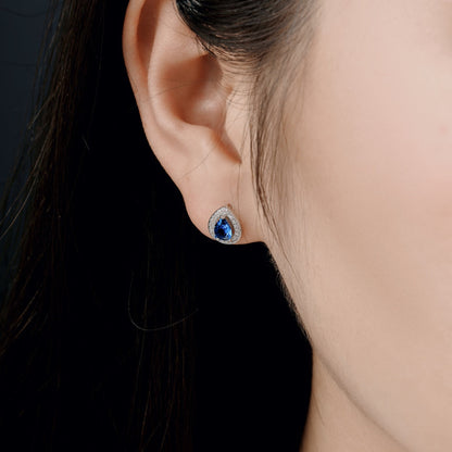 [Am jewelry]Luxurious Water Drop Shape Earrings
