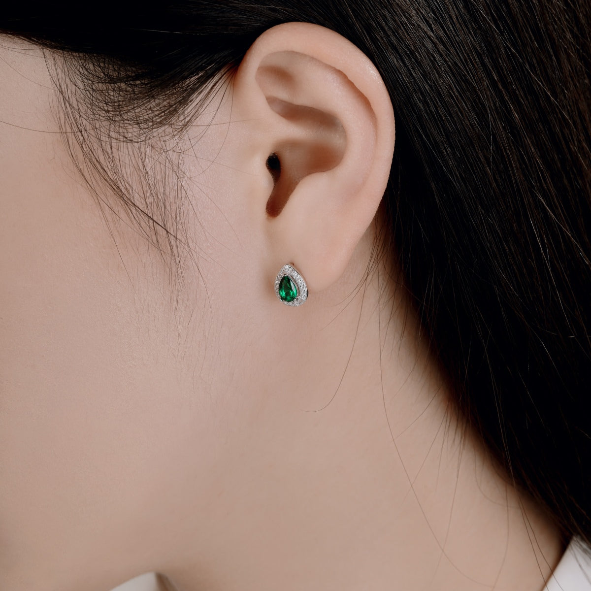 [Am jewelry]Luxurious Water Drop Shape Earrings