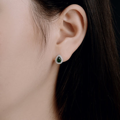 [Am jewelry]Luxurious Water Drop Shape Earrings
