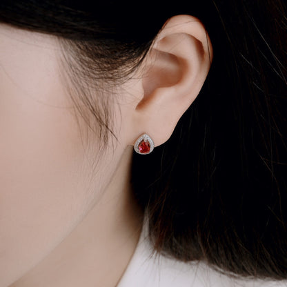 [Am jewelry]Luxurious Water Drop Shape Earrings