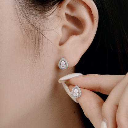[Am jewelry]Luxurious Water Drop Shape Earrings